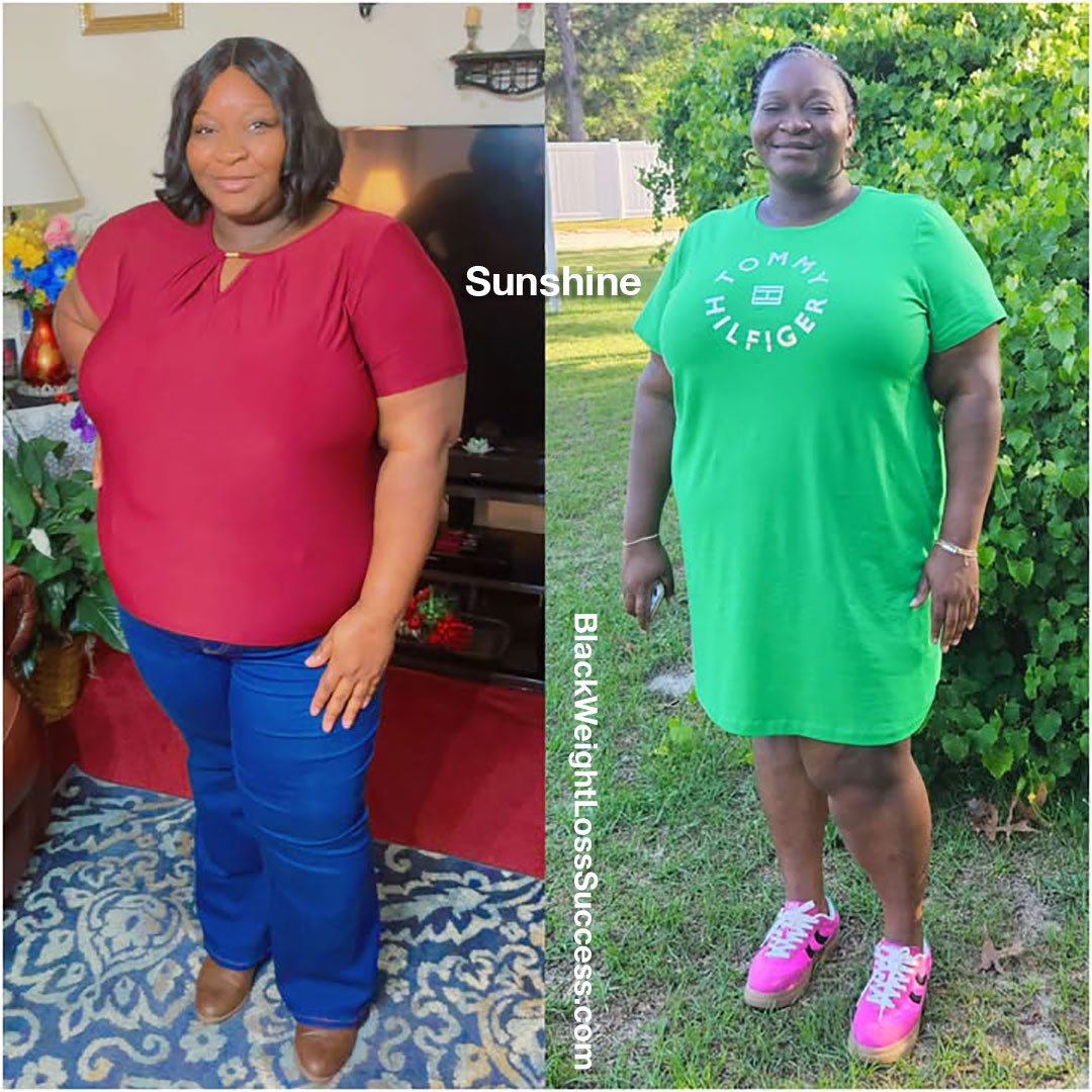 Sunshine lost 50 pounds – Black...